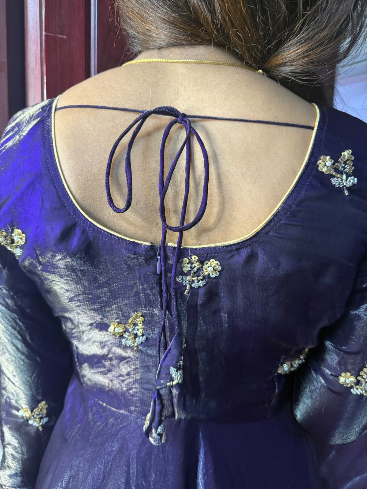 Stunning Violet Anarkali