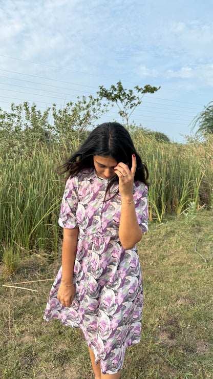 Cotton floral dress